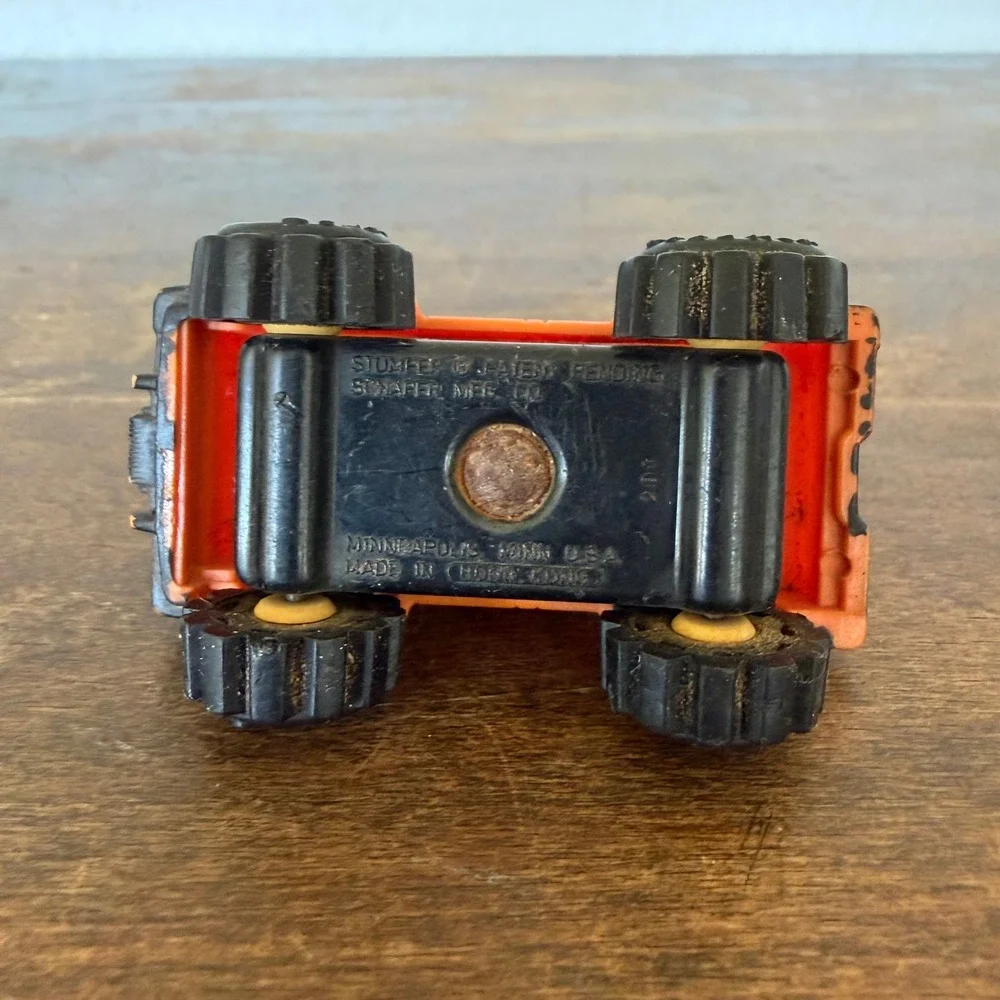 Vintage Schaper‎ Stomper  4X4 Orange 80s Ford Truck McDonalds Toy 23
